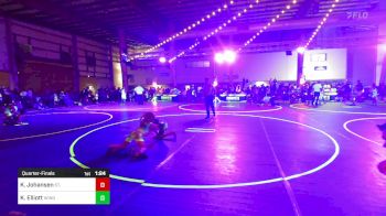 73 lbs Quarterfinal - Kye Johansen, St. Paul Youth Wrestling vs Krew Elliott, Windy City WC