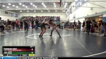 220 lbs 1st Place Match - Asa Goff, Team Thunder vs Marques West, Hawk Academy Wrestling Club
