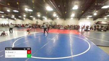 61 lbs Quarterfinal - Bryan Alvarez, Top Rank vs Liam Loya, Dumas WC