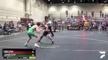 130 lbs Round 5 (6 Team) - Jayden Cline, Death Squad vs Cody Foss, Lowell WC