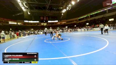 104 lbs Quarterfinal - Carson Pulkrabek, NVRTC vs Braden Graves, Sunkids