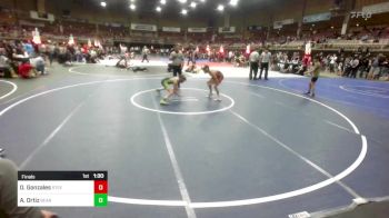 88 lbs Final - Drake Gonzales, Steel City Reloaded WC vs Ayden Ortiz, Bear Cave