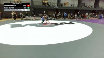 Girls Grades 3rd-5th FK - 79-81.6 Champ. Round 3 - Camryn Reeson, Mat Rats Rebooted Wrestling vs Malia Hector, Toro World Club