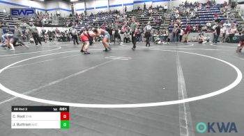 131 lbs Rr Rnd 3 - Cooper Root, Geary Youth Wrestling vs Jenntre Buttram, Norman Grappling Club