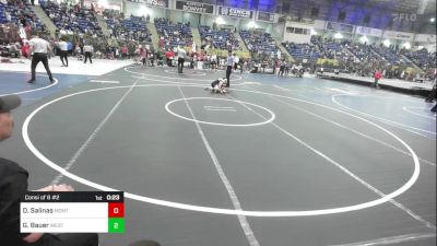 70 lbs Consi Of 8 #2 - David Salinas, Montrose Elite vs Gage Bauer, West Grand