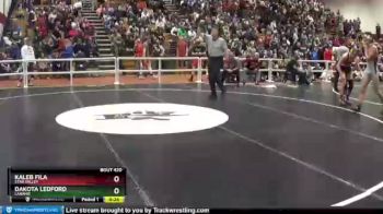 132 lbs Cons. Round 3 - Dakota Ledford, Laramie vs Kaleb Fila, Star Valley