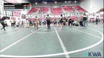 132-146 lbs Rr Rnd 4 - Joslyn Cheney, Blackwell Wrestling Club vs Mahlea Warrior, Tecumseh Youth Wrestling