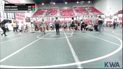 132-146 lbs Rr Rnd 4 - Joslyn Cheney, Blackwell Wrestling Club vs Mahlea Warrior, Tecumseh Youth Wrestling