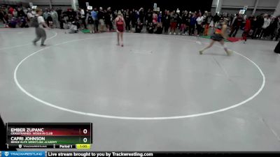 120 lbs Quarterfinal - Capri Johnson, Berge Elite Wrestling Academy vs Ember Zupanc, CrassTrained: Weigh In Club