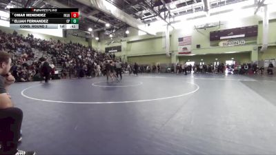 138 lbs Cons. Round 2 - Omar Menendez, FRANKLIN vs Elijah Fernandez, CANOGA PARK