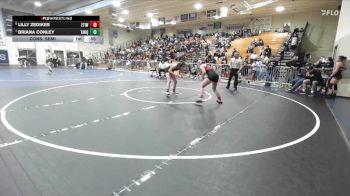 135 lbs Cons. Semi - Briana Conley, Tahquitz vs Lilly Zediker, Etiwanda