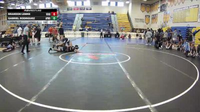 132 lbs Round 1 (8 Team) - Brandon Lemke, VSUS Athletics RTC vs Gabriel Rodriguez, Applied Pressure WC