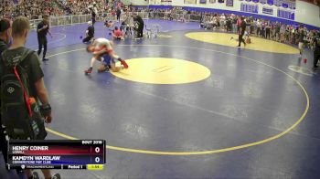157 lbs Champ. Round 1 - Henry Coiner, Lowell vs Kamdyn Wardlaw, Cornerstone Mat Club