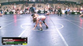 90 lbs Cons. Semi - Brodey Lewis, Askren Wrestling Academy vs Colton Everett, Dundee