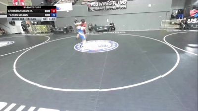 165 lbs Cons. Round 2 - Christian Acosta, Morse High School Wrestling vs Louis Means, Knightmare Wrestling