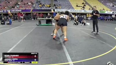 207 lbs 2nd Wrestleback (16 Team) - Andrea Smith, Mount Olive vs Rewa Chababo, Wartburg