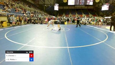 138 lbs Rnd Of 64 - Xavier Chavez, AZ vs Cameron Plotts, OH