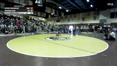 67 lbs Cons. Semi - Kayan Eskandari, So Cal Hammers Wrestling vs Warren Pate, Elite Force WC