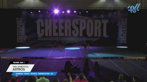 TAG Athletics - Astros [2023 L1 Youth - Novice - Restrictions - D2 Day 1] 2023 CHEERSPORT Cartersville Classic