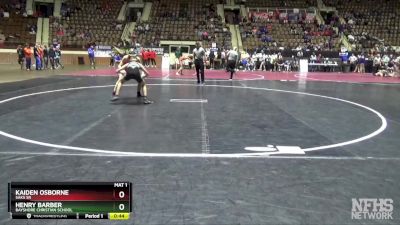 1A-4A 120 Cons. Round 2 - Kaiden Osborne, Saks Sr vs Henry Barber, Bayshore Christian School