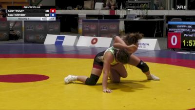 55kg Round 4 - Abby Wolff, Saskatoon Wrestling Club vs Ava Hunyady, Unaffiliated (No Club Attachment)