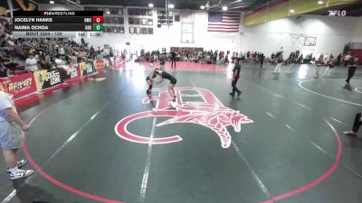 120 lbs Round 2 - Jocelyn Hanks, 951 Wrestling Club vs Naima Ochoa, Gahr High School