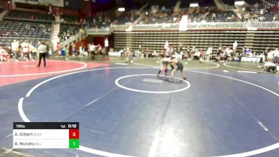 78 lbs Final - Anthony Gilbert, Bear Cave vs Beaudin Murphy, Billings WC