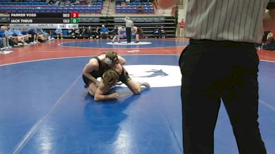 144 lbs Round 2: Quarterfinals - Parker Voss, Dawson County vs Jack Theus, Calhoun