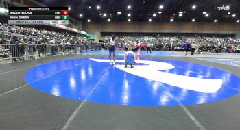 126 lbs Round Of 64 - Teegan Allen, Ponderosa vs Jack Baker, Davis