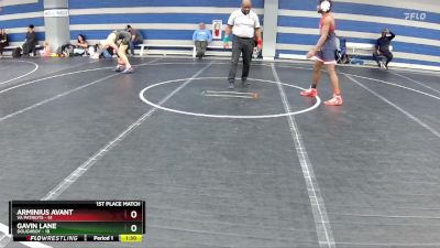 130 lbs Finals (2 Team) - Arminius Avant, VA Patriots vs Gavin Lane, Doughboy