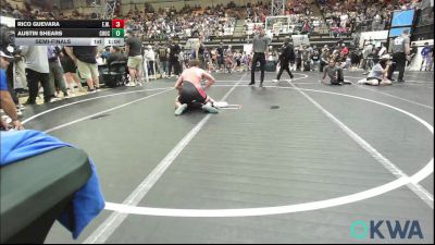 140 lbs Semifinal - Rico Guevara, Elgin Wrestling vs Austin Shears, Choctaw Ironman