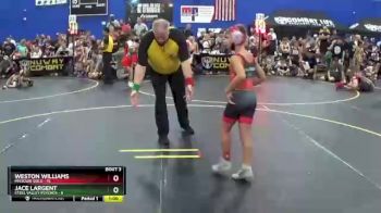 70 lbs Round 1 (6 Team) - Jace Largent, Steel Valley Psychos vs Weston Williams, Missouri Gold