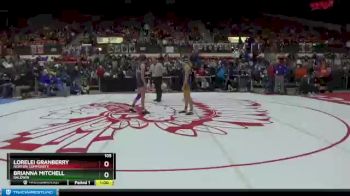 105 lbs Cons. Round 1 - Lorelei Granberry, Norton Community vs Brianna Mitchell, Baldwin