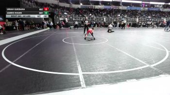 60 lbs Semifinal - Uriah Guebara, Maize WC vs James Evans, Bartlesville WC