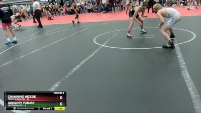 92 lbs Round 6 (10 Team) - Channing Hickok, Terps Xpress MS vs Gregory Parani, Centurion WC