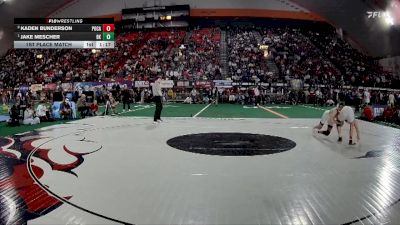 5A 138 lbs 1st Place Match - Jake Mescher, Bishop Kelly vs Kaden Bunderson, Pocatello