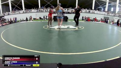 130 lbs Round 2 (4 Team) - Jordyn Parker, Texas Red vs Avery Lynch, Michigan