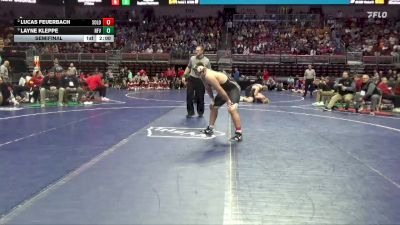 2A-285 lbs Semifinal - Layne Kleppe, North Fayette Valley vs Lucas Feuerbach, Solon