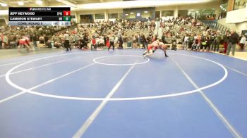 150 lbs Cons. Round 5 - Jeff Heywood, Spanish Fork vs Cameron Stewart, Mountain Ridge