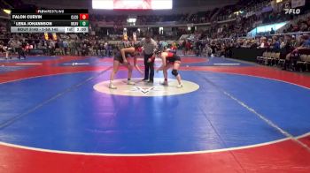 1-5A 145 1st Place Match - Lena Johannson, Weaver vs Falon Curvin, Cleburne County