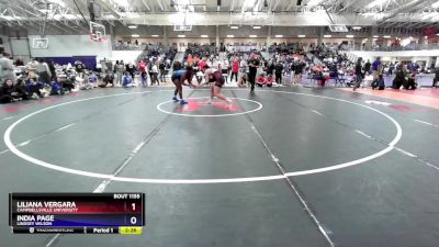 180 lbs Cons. Semi - Liliana Vergara, Campbellsville University vs India Page, Lindsey Wilson