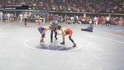 D 1 113 lbs Cons. Round 3 - Andrew Hof, Hahnville vs Cooper Mcnamara, Terrebonne