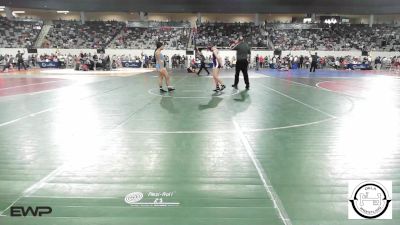 130 lbs Consi Of 16 #1 - Brylann Griffin, Bristow vs Hailey Valdez, Putnam City West