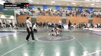 106 lbs Quarterfinal - Brandon Valenzuela, Walnut vs Elijah Van Horn, Cherokee Trail