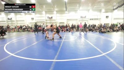 O-190 lbs Quarterfinal - Wesley Outlaw, MD vs Richard Fronheiser, PA