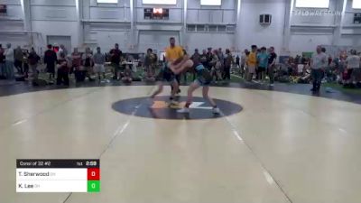 C-120 lbs Consi Of 32 #2 - Trenton Sherwood, OH vs Kevin Lee, OH