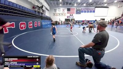 63 lbs Champ. Round 1 - Ian Andreen, Douglas WC vs Max Lemons, Natrona Colts Wrestling Club