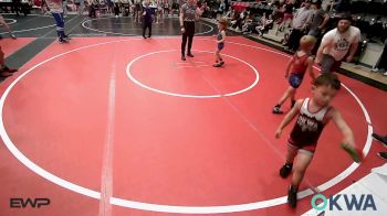 46 lbs Consi Of 4 - Kyson Miller, Wagoner Takedown Club vs Oliver Robertson, Team Tulsa Wrestling Club