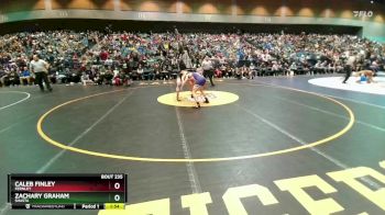 126 lbs Champ. Round 1 - Zachary Graham, Shasta vs Caleb Finley, Fernley