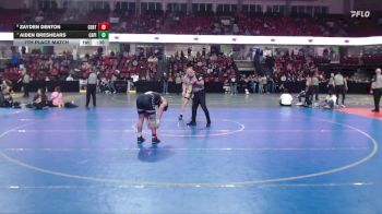 150 lbs 7th Place Match - Aiden Breshears, Capital vs Zayden Denton, Centennial